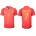 Spanien Alvaro Morata #7 Replika Hemma matchkläder VM 2022 Korta ärmar